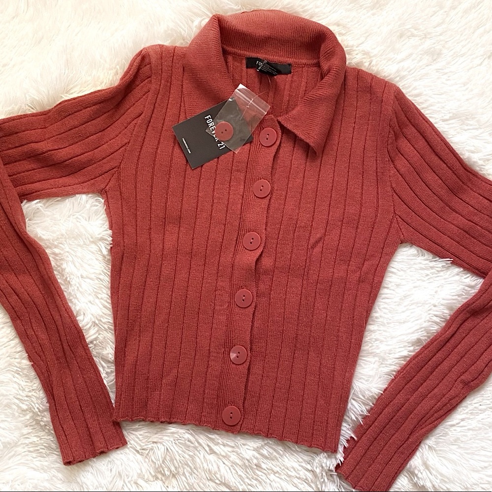 Dark Pink Forever 21 Sweatshirt